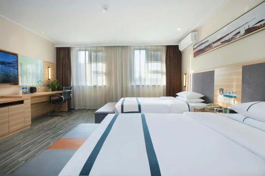 Bed in City Comfort Inn Anyang Railway Station