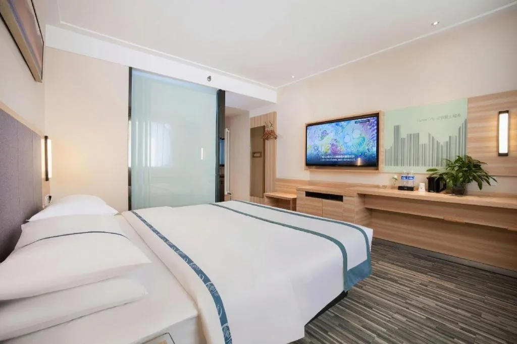 Bed in City Comfort Inn Anyang Railway Station