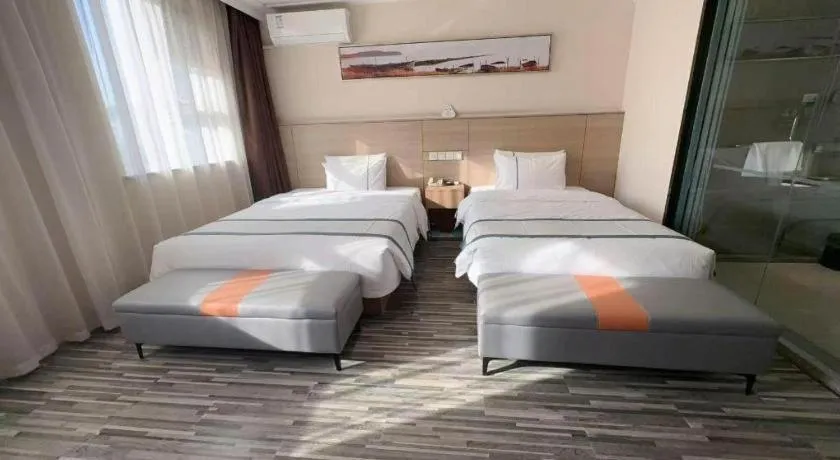 Bed in City Comfort Inn Anyang Railway Station