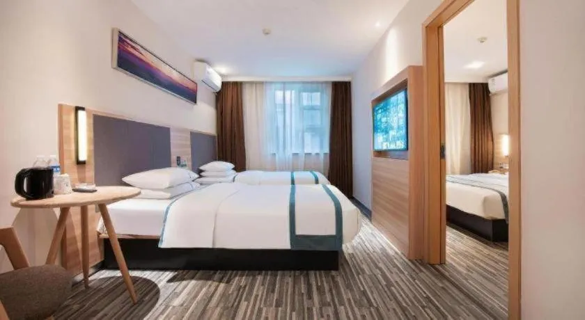 Bed in City Comfort Inn Anyang Railway Station