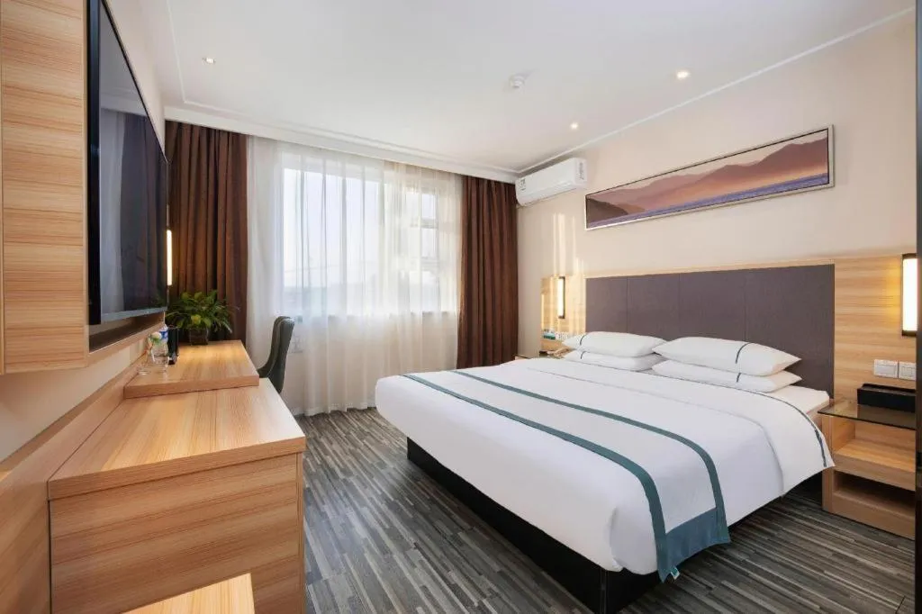 Bed in City Comfort Inn Anyang Railway Station