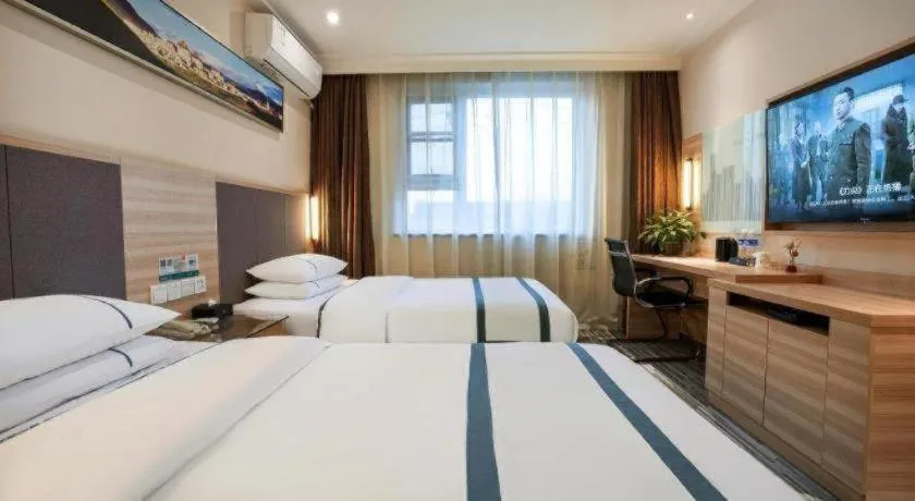 Bed in City Comfort Inn Anyang Railway Station