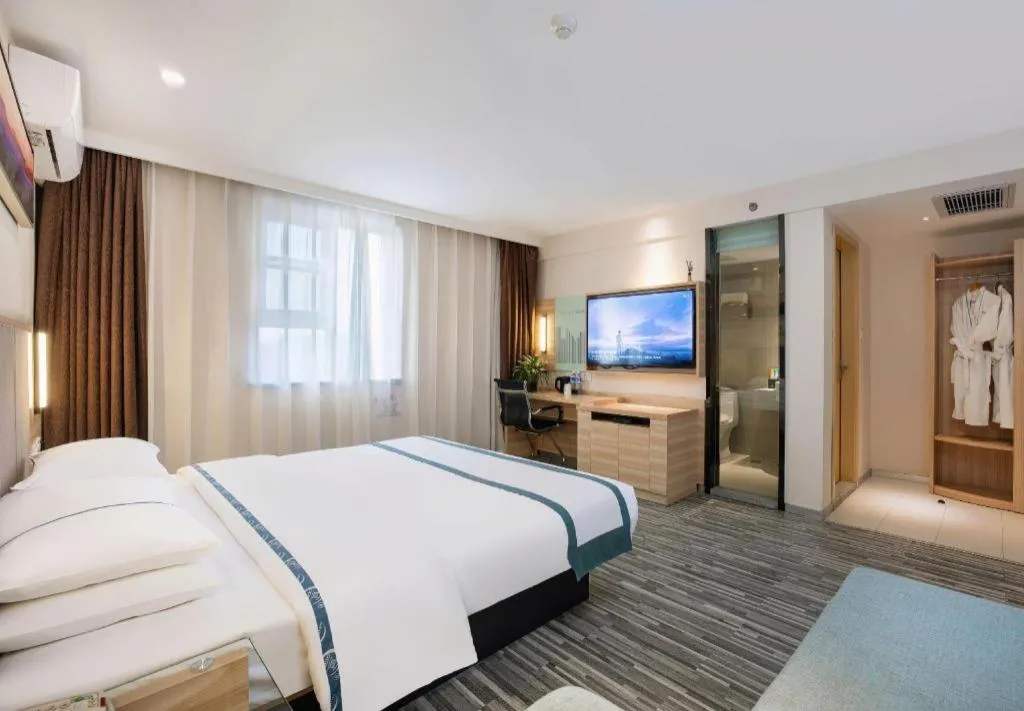 Bed in City Comfort Inn Anyang Railway Station