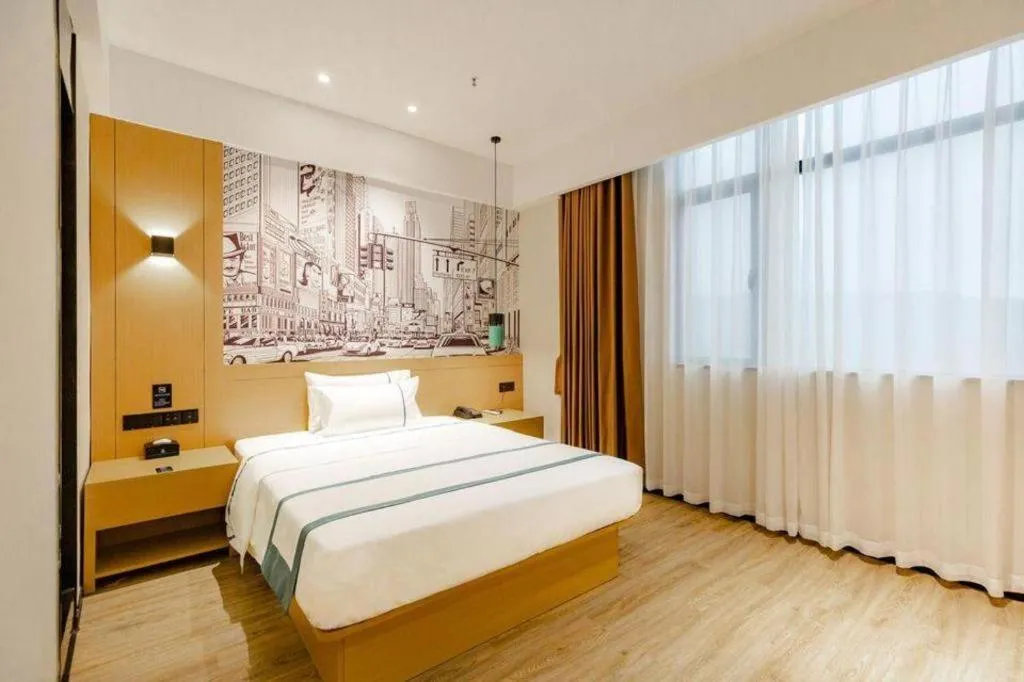 Bed in City Comfort Inn Dongguan Dalingshan Xinli Agricultural Wholesale