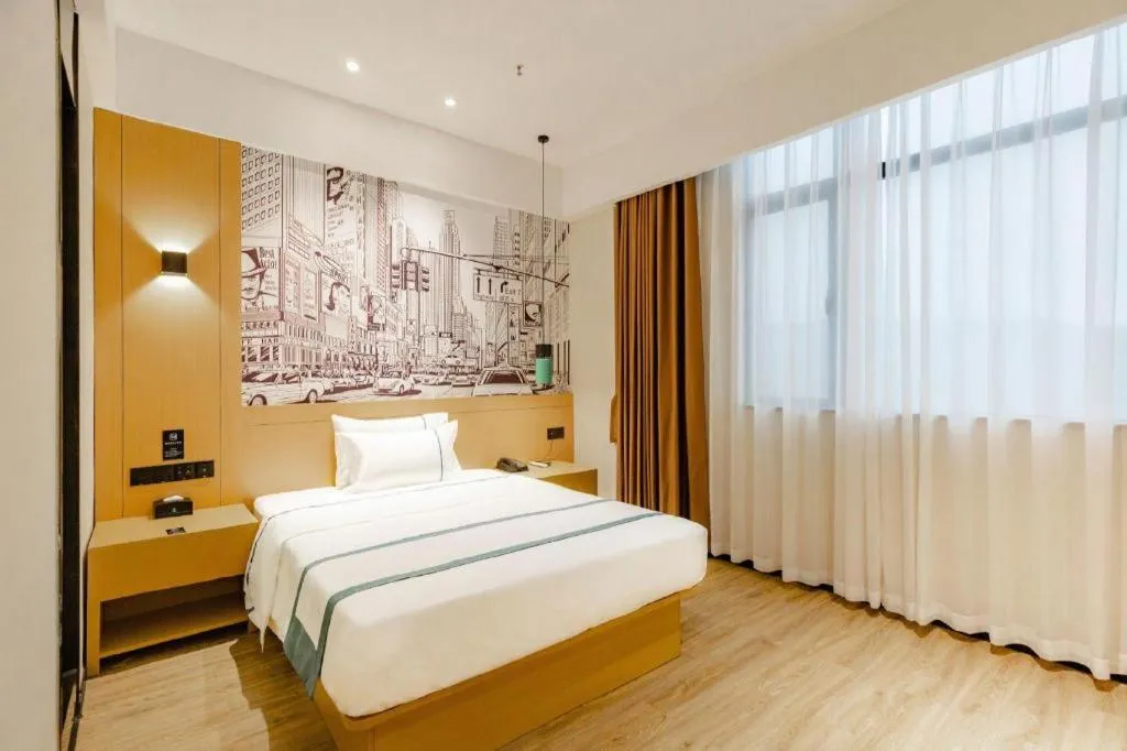 Bed in City Comfort Inn Dongguan Dalingshan Xinli Agricultural Wholesale