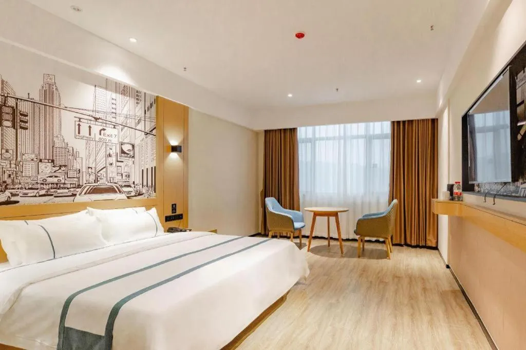 Bed in City Comfort Inn Dongguan Dalingshan Xinli Agricultural Wholesale