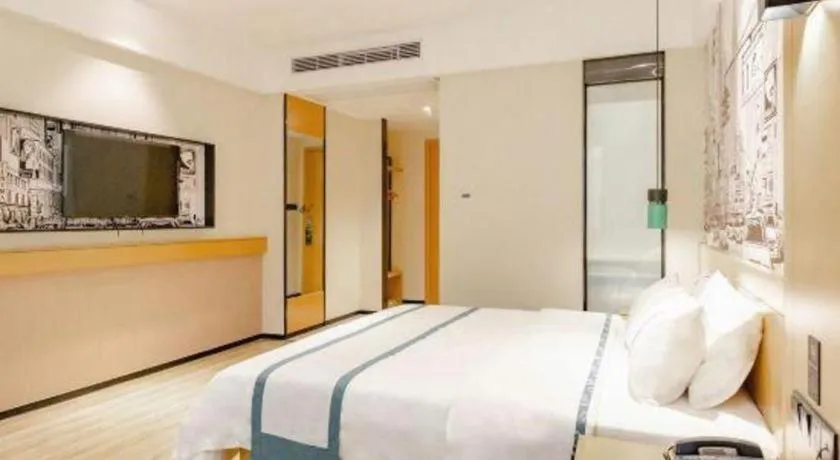 Bed in City Comfort Inn Dongguan Dalingshan Xinli Agricultural Wholesale