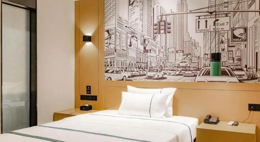 Bed in City Comfort Inn Dongguan Dalingshan Xinli Agricultural Wholesale