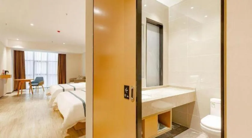 Bed in City Comfort Inn Dongguan Dalingshan Xinli Agricultural Wholesale