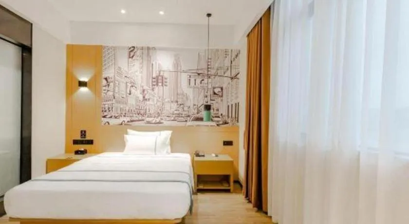 Bed in City Comfort Inn Dongguan Dalingshan Xinli Agricultural Wholesale