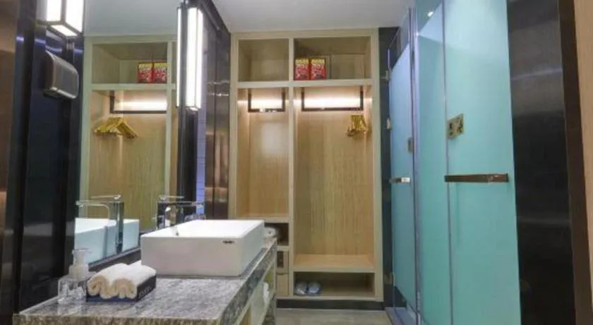 Bed in Echarm Hotel Nanchang Bayi Square Metro Station Wushang MALL