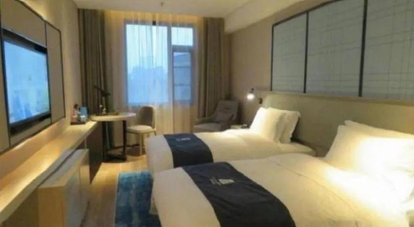 Bed in Echarm Hotel Nanchang Bayi Square Metro Station Wushang MALL