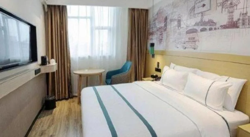 Bed in City Comfort Inn Guangzhou Sun Yat-sen Memorial Hospital Yide Road Metro Station