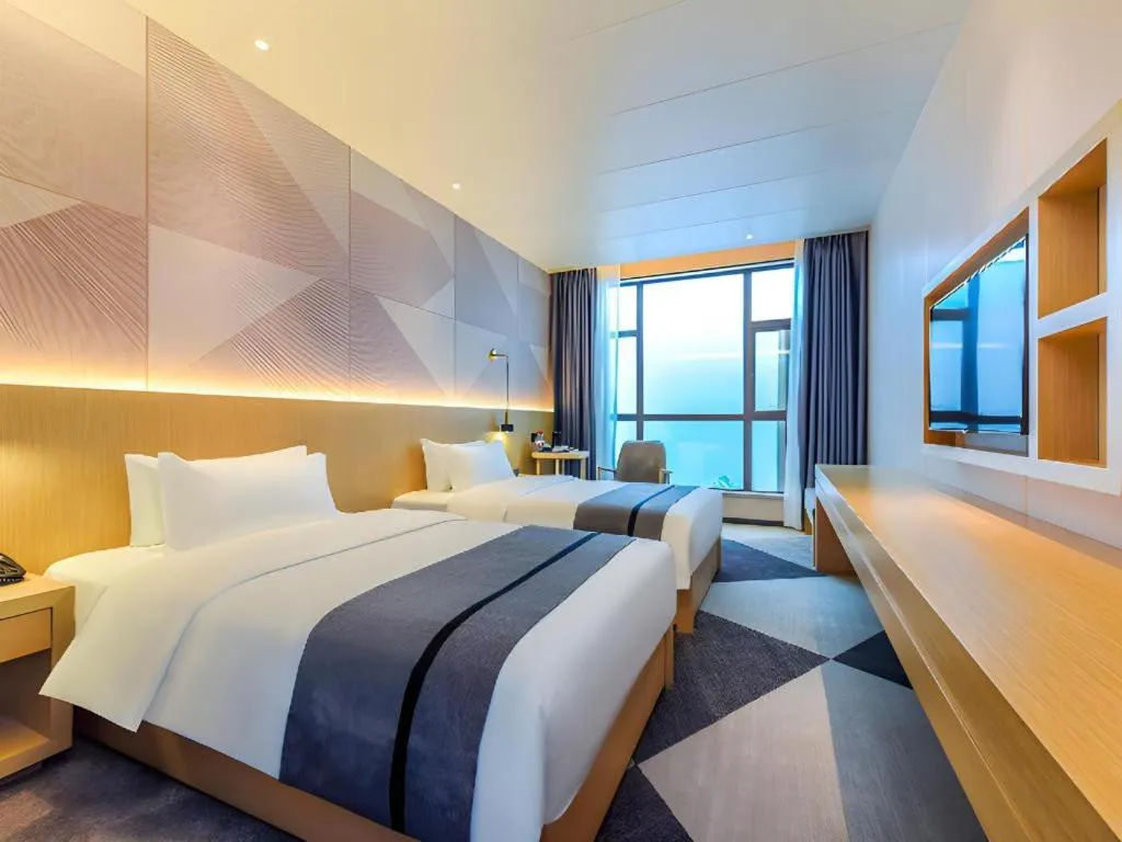 Bed in Borrman Hotel Chongqing Liberation Monument Hongyadong