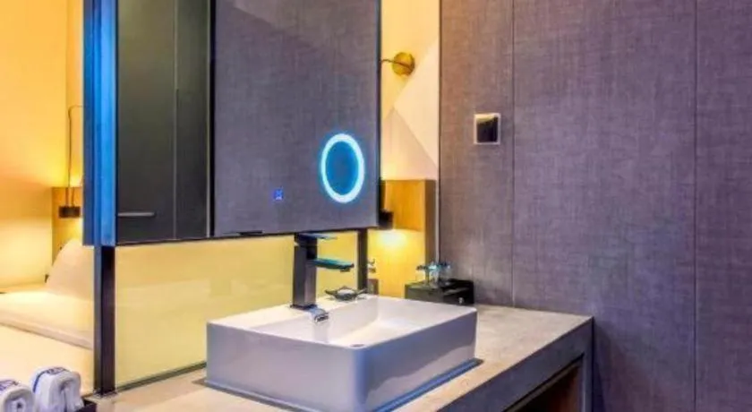 Bed in Borrman Hotel Chongqing Liberation Monument Hongyadong