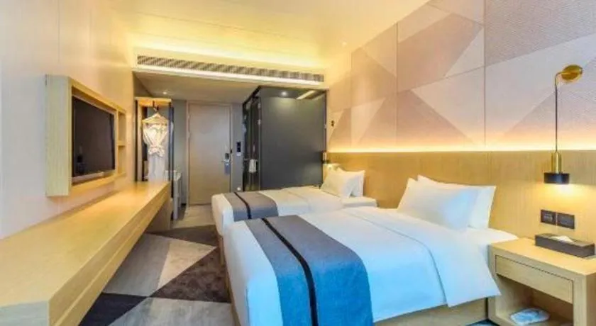 Bed in Borrman Hotel Chongqing Liberation Monument Hongyadong