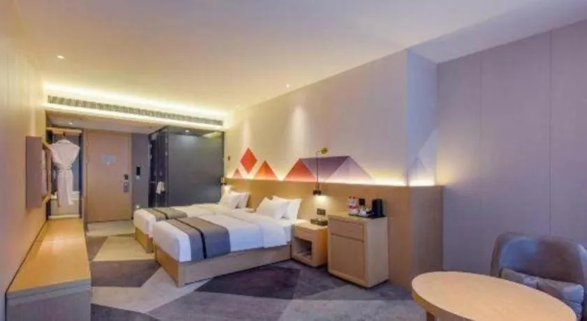 Bed in Borrman Hotel Chongqing Liberation Monument Hongyadong