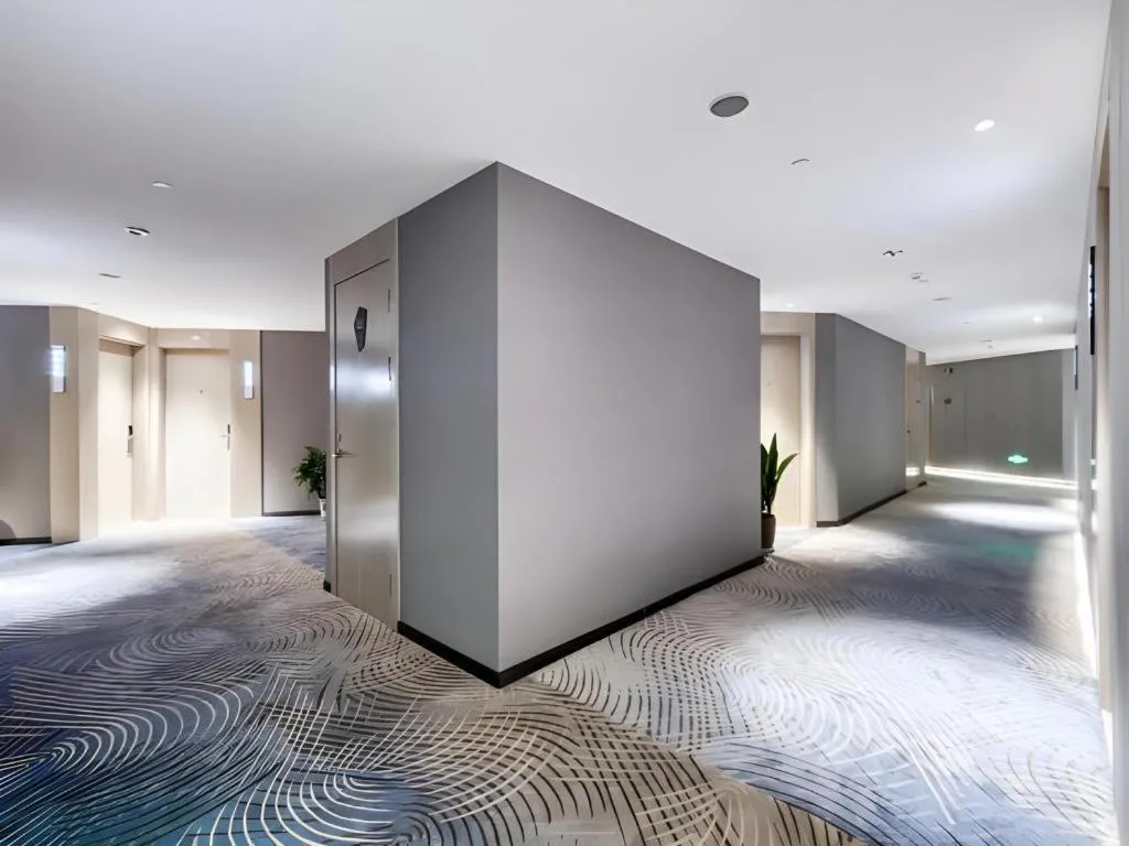 Bed in Echarm Hotel Huzhou Wuyue Plaza Children's Clothing City