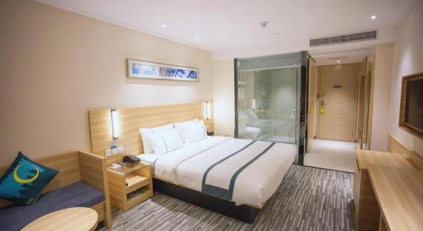 Bed in City Comfort Inn Qichun Experimental Middle School