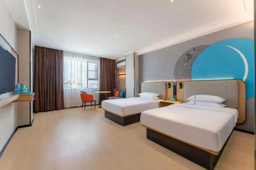 Bed in City Comfort Inn Yangjiang Yangxi Renmin Road Triumph Plaza