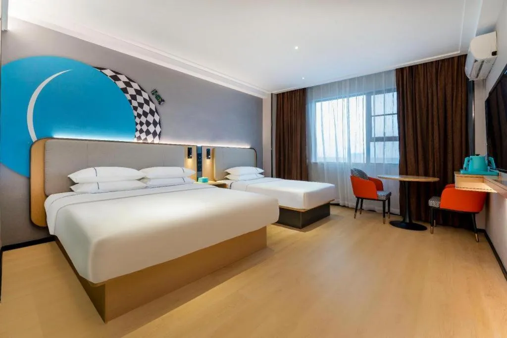 Bed in City Comfort Inn Yangjiang Yangxi Renmin Road Triumph Plaza