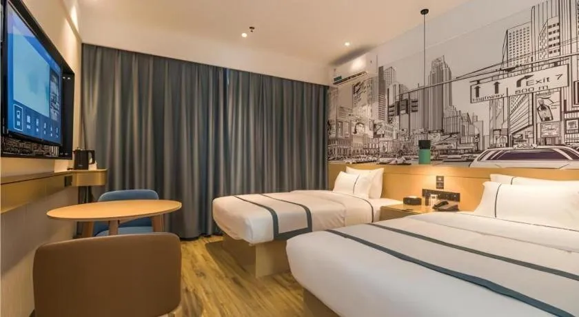 Bed in City Comfort Inn Kunshan Development Zone Penglang Xinxing Middle Road