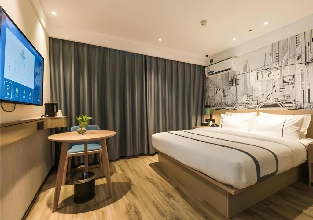 Bed in City Comfort Inn Kunshan Development Zone Penglang Xinxing Middle Road