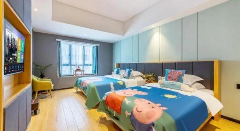 Bed in Immersing Hotels & Resort Yunzhu Meiyuan Wuyishan Impression Dahongpao