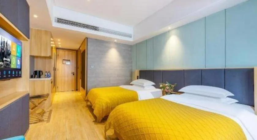Bed in Immersing Hotels & Resort Yunzhu Meiyuan Wuyishan Impression Dahongpao