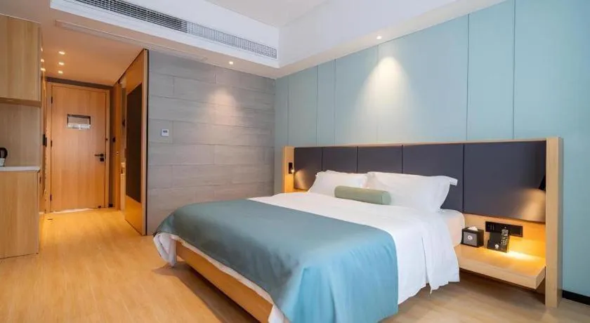 Bed in Immersing Hotels & Resort Yunzhu Meiyuan Wuyishan Impression Dahongpao