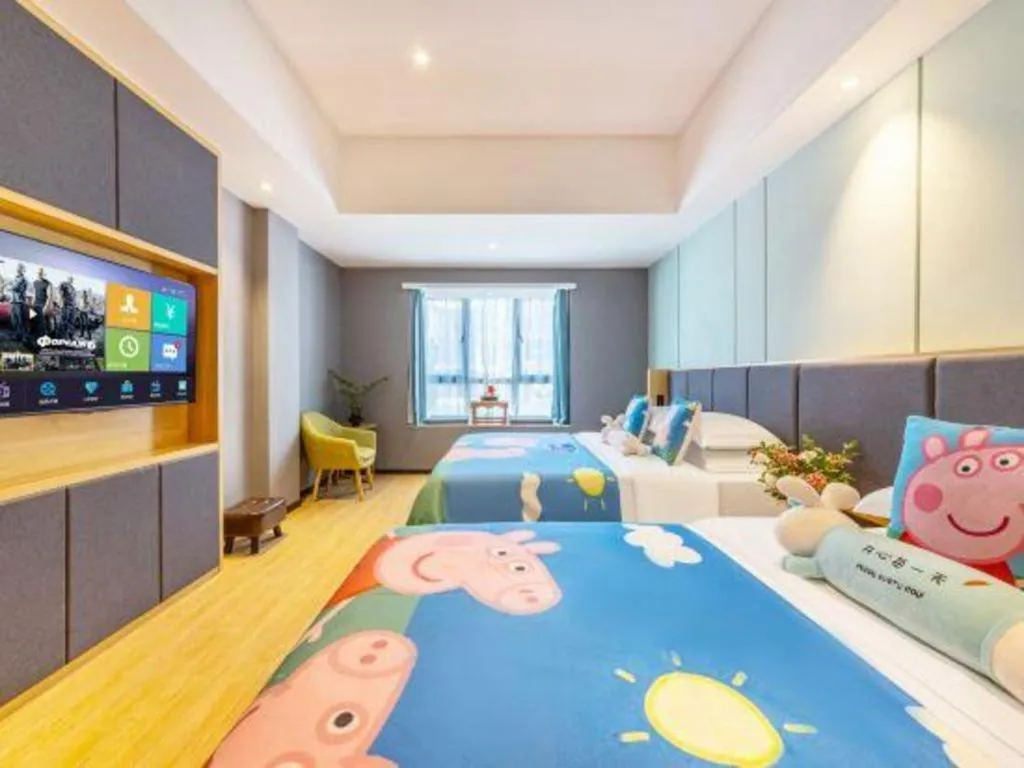 Bed in Immersing Hotels & Resort Yunzhu Meiyuan Wuyishan Impression Dahongpao