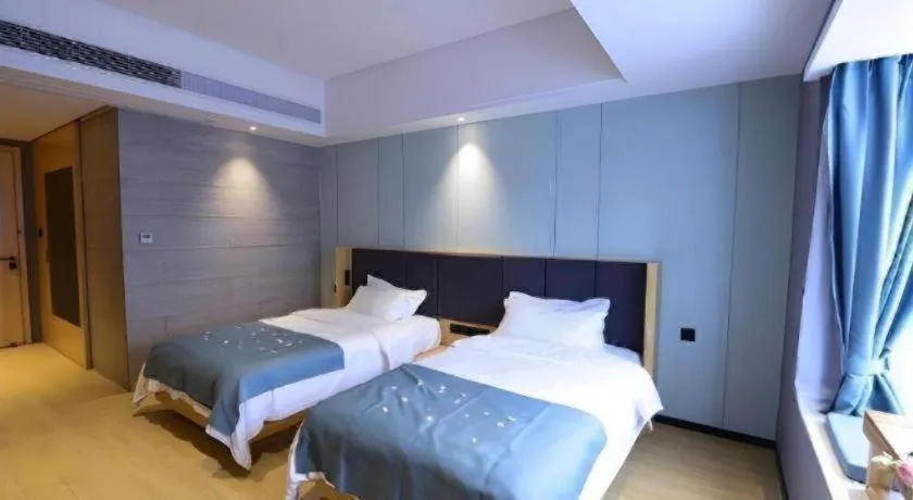 Bed in Immersing Hotels & Resort Yunzhu Meiyuan Wuyishan Impression Dahongpao