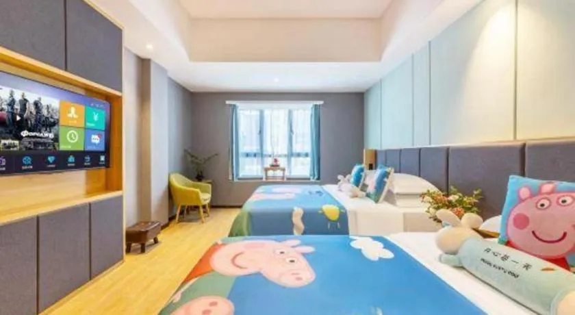 Bed in Immersing Hotels & Resort Yunzhu Meiyuan Wuyishan Impression Dahongpao