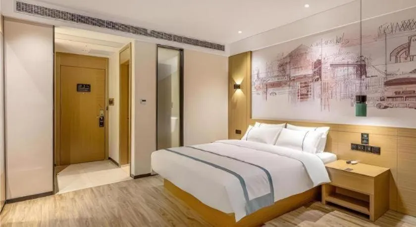 Bed in City Comfort Inn Quanzhou Wanda