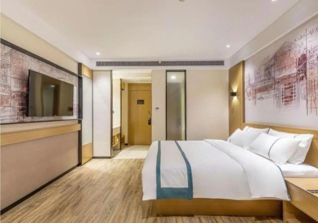 Bed in City Comfort Inn Quanzhou Wanda
