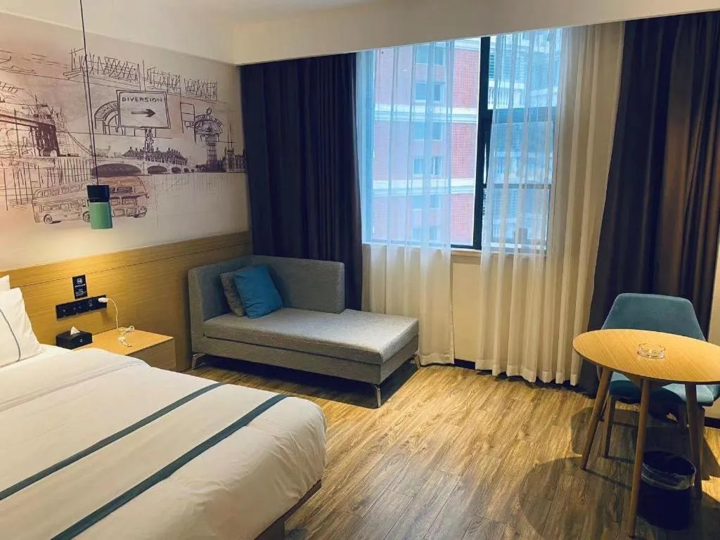 Bed in City Comfort Inn Quanzhou Wanda