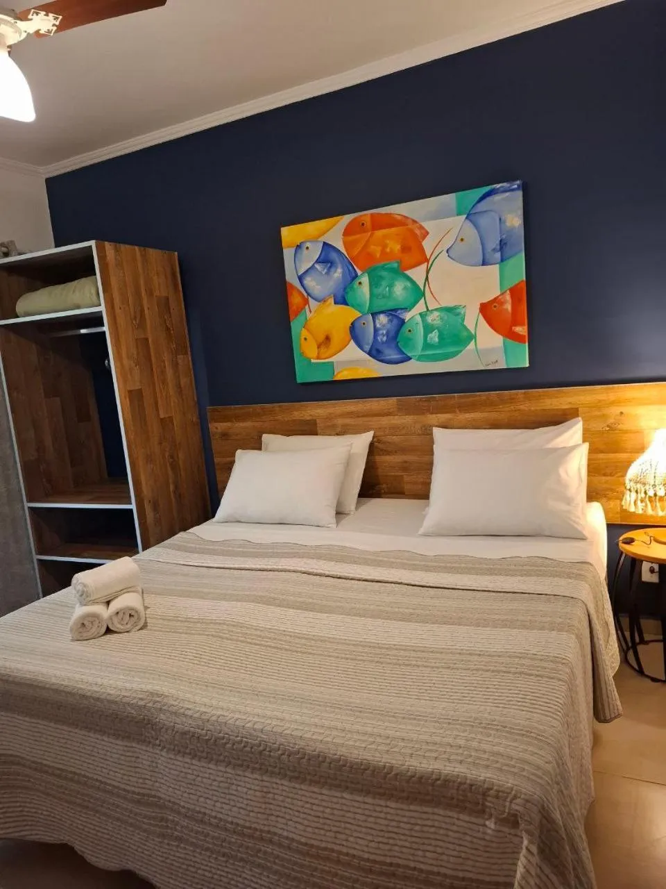 Bed in Pousada Villa Virgínia Guarujá