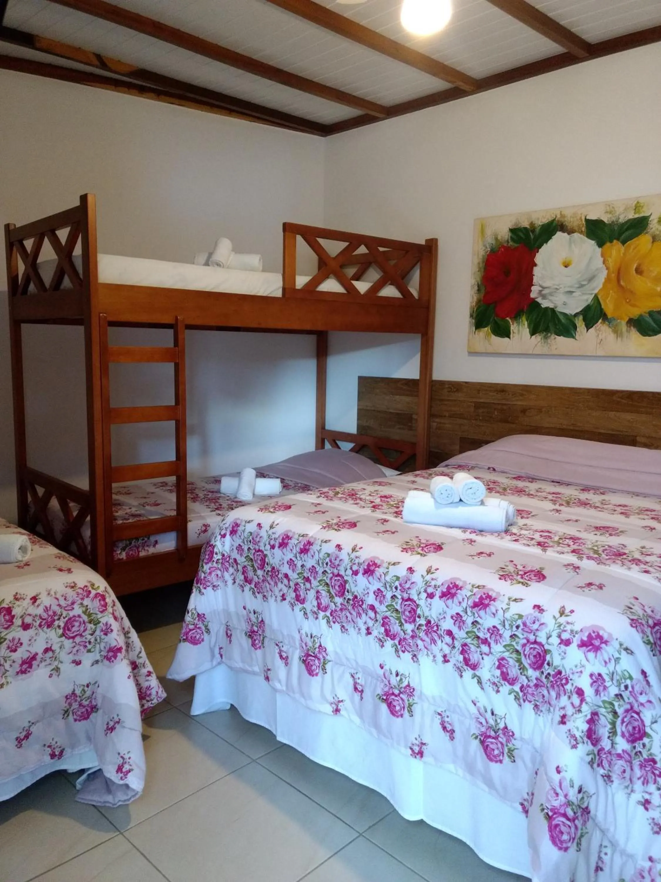 Bedroom, Bed in Pousada Villa Virgínia Guarujá