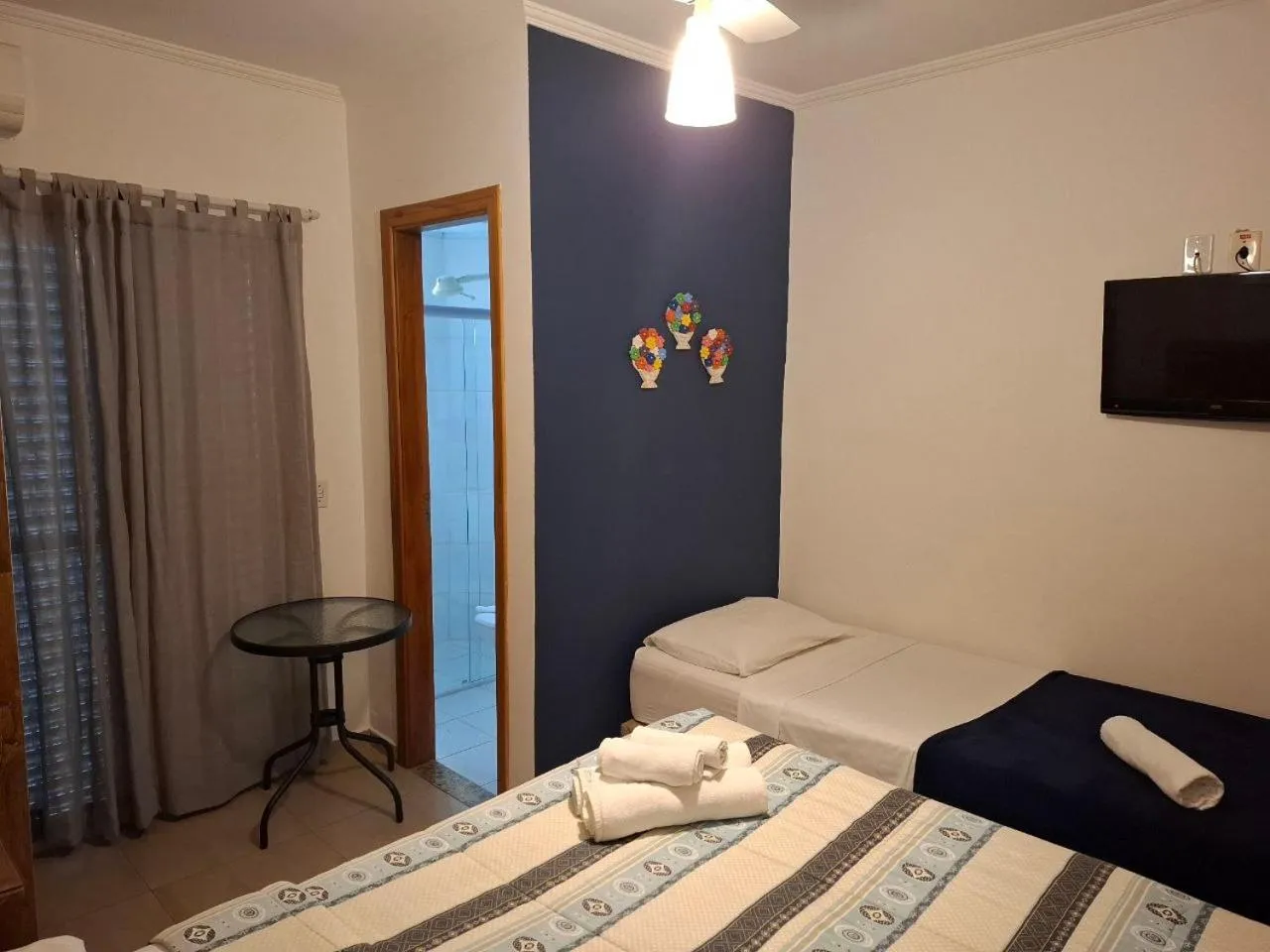 Bed in Pousada Villa Virgínia Guarujá