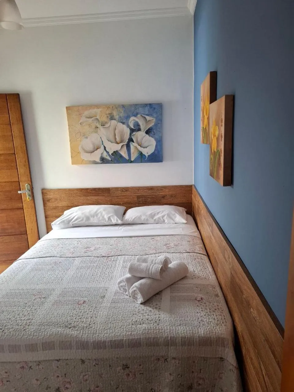 Bed in Pousada Villa Virgínia Guarujá