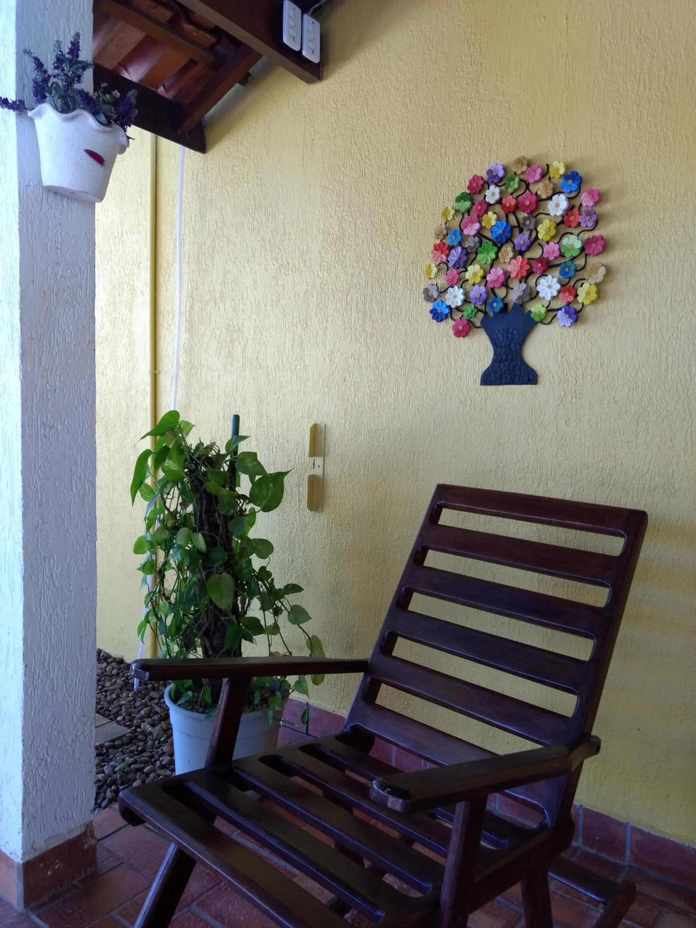 Balcony/Terrace in Pousada Villa Virgínia Guarujá