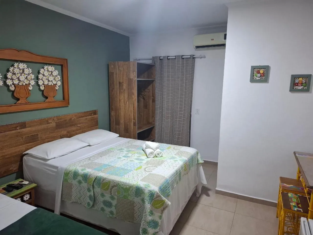 Bed in Pousada Villa Virgínia Guarujá