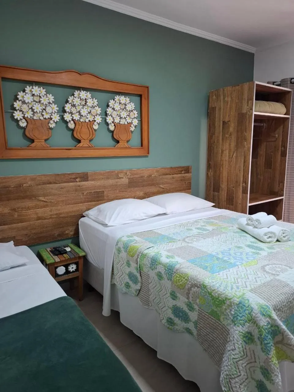 Bed in Pousada Villa Virgínia Guarujá