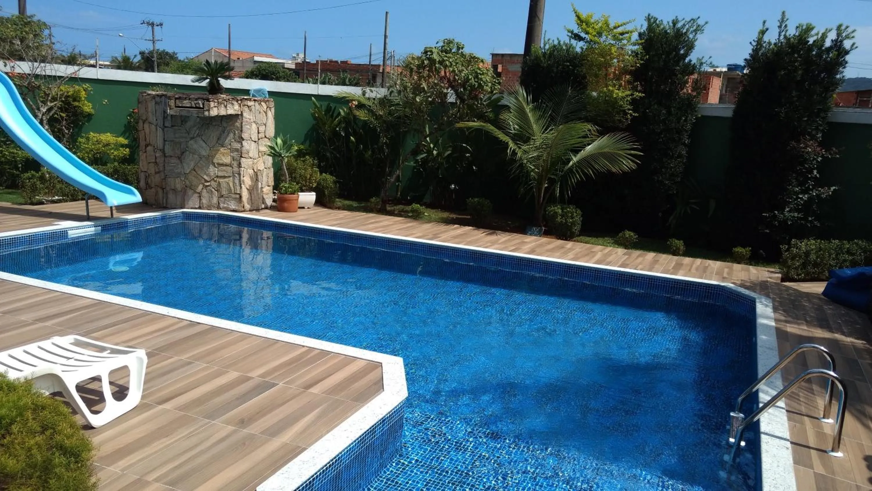 Pool view in Pousada Villa Virgínia Guarujá
