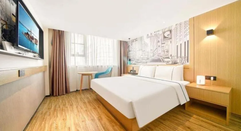 Bed in City Comfort Inn Kunshan High-speed Railway Station Renmin Road