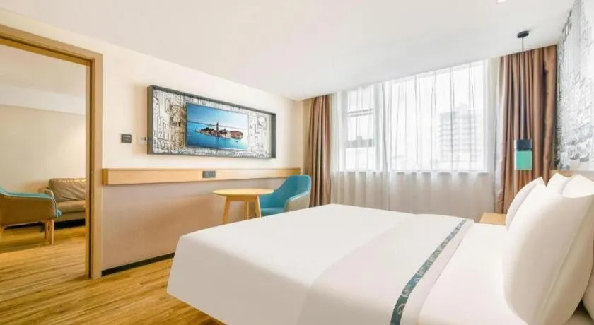 Bed in City Comfort Inn Kunshan High-speed Railway Station Renmin Road