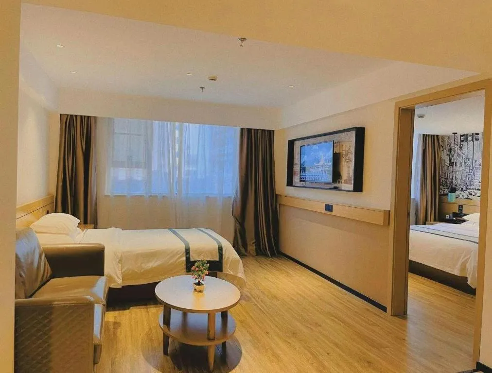 Bed in City Comfort Inn Kunshan High-speed Railway Station Renmin Road