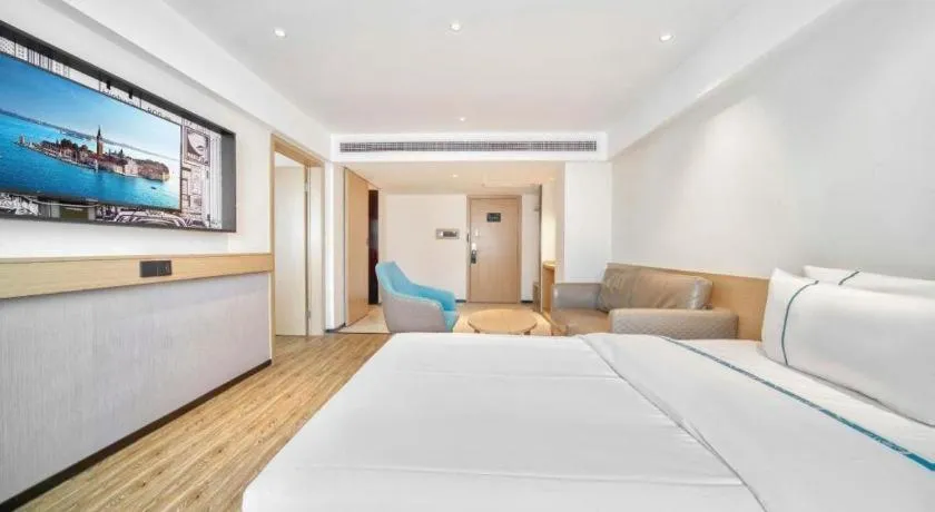 Bed in City Comfort Inn Kunshan High-speed Railway Station Renmin Road