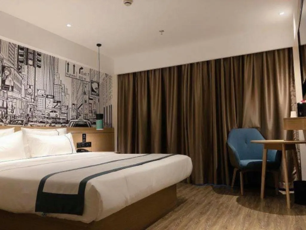 Bed in City Comfort Inn Kunshan High-speed Railway Station Renmin Road