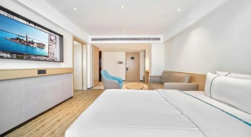 Bed in City Comfort Inn Kunshan High-speed Railway Station Renmin Road